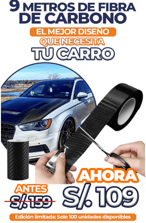 TIRA DE FIBRA DE CARBONO