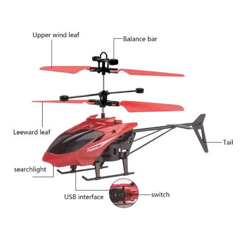 Image of HELICOPTERO CON SENSOR + CONTROL REMOTO EDICIÓN LIMITADA